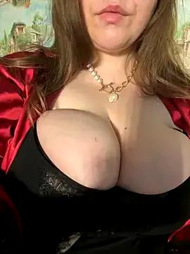 StripChat Curvy__Goddess  is Freechat  Curvy__Goddess — Cream on Tits