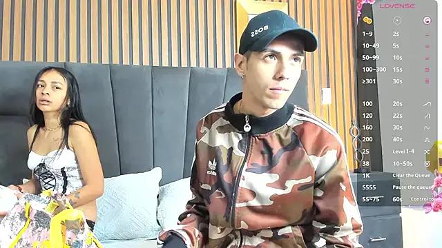 StripChat DerryAndIzzy  is Freechat  DerryAndIzzy — French kiss