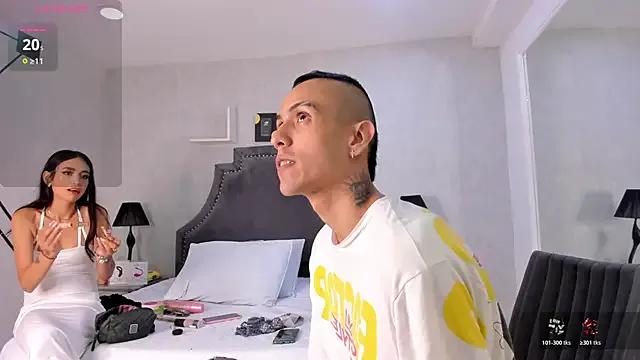 StripChat DerryAndIzzy  is Freechat  DerryAndIzzy — French kiss