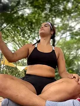 Kaily_Sweet16 — Silence playing in the mall tits in air