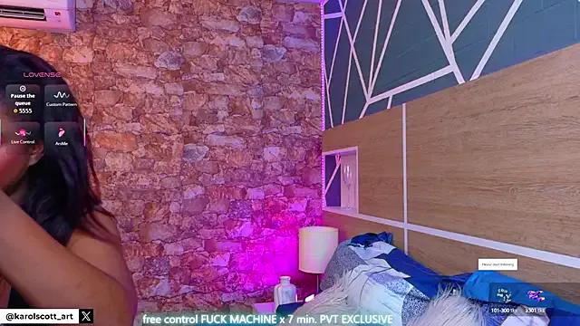 StripChat KAROL-SCOTT  is Freechat  KAROL-SCOTT — BOOBS OUT + OIL THEM