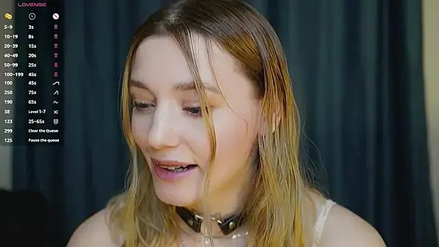 StarryMary — lick my braces close to cam